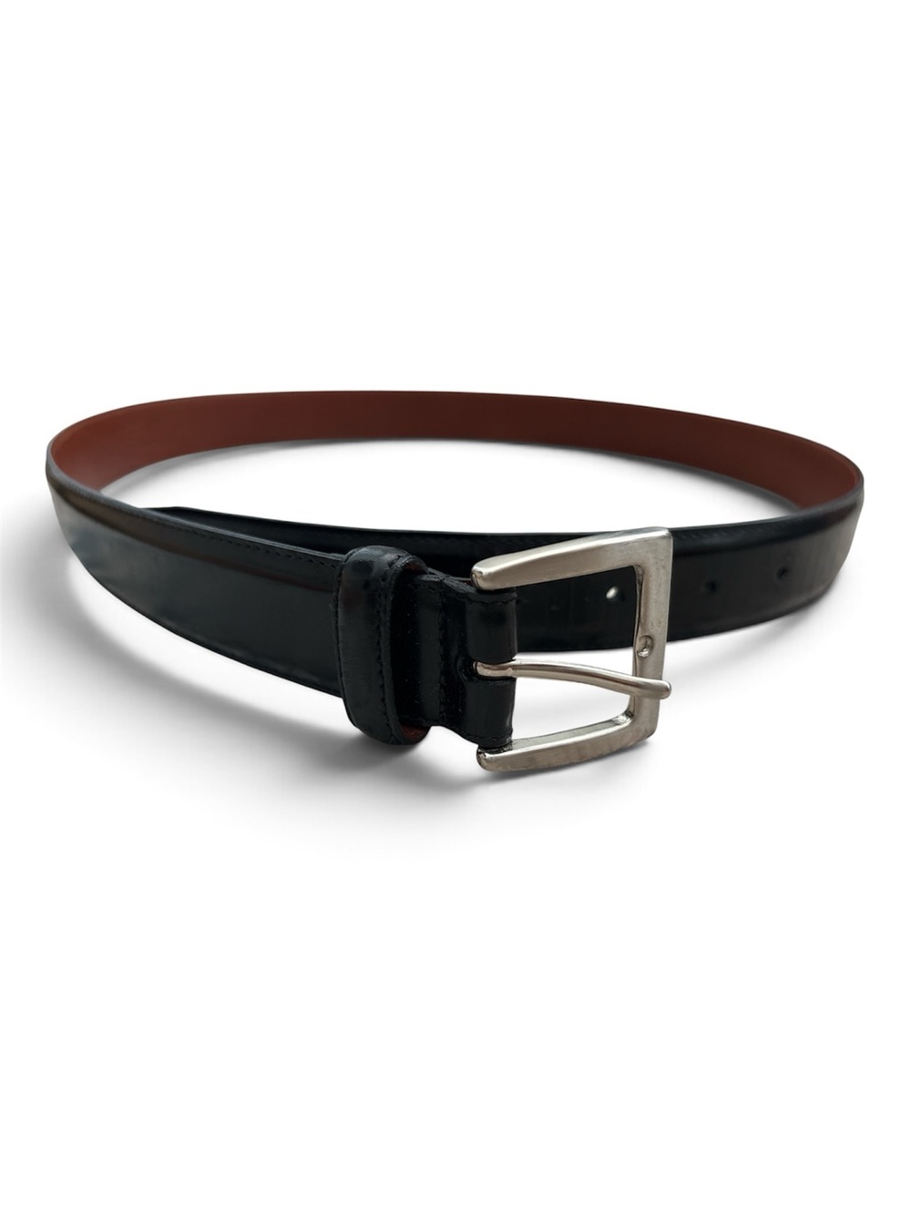 Genuine vintage COACH 5960 black polished cowhide leather belt medium 34 men’s